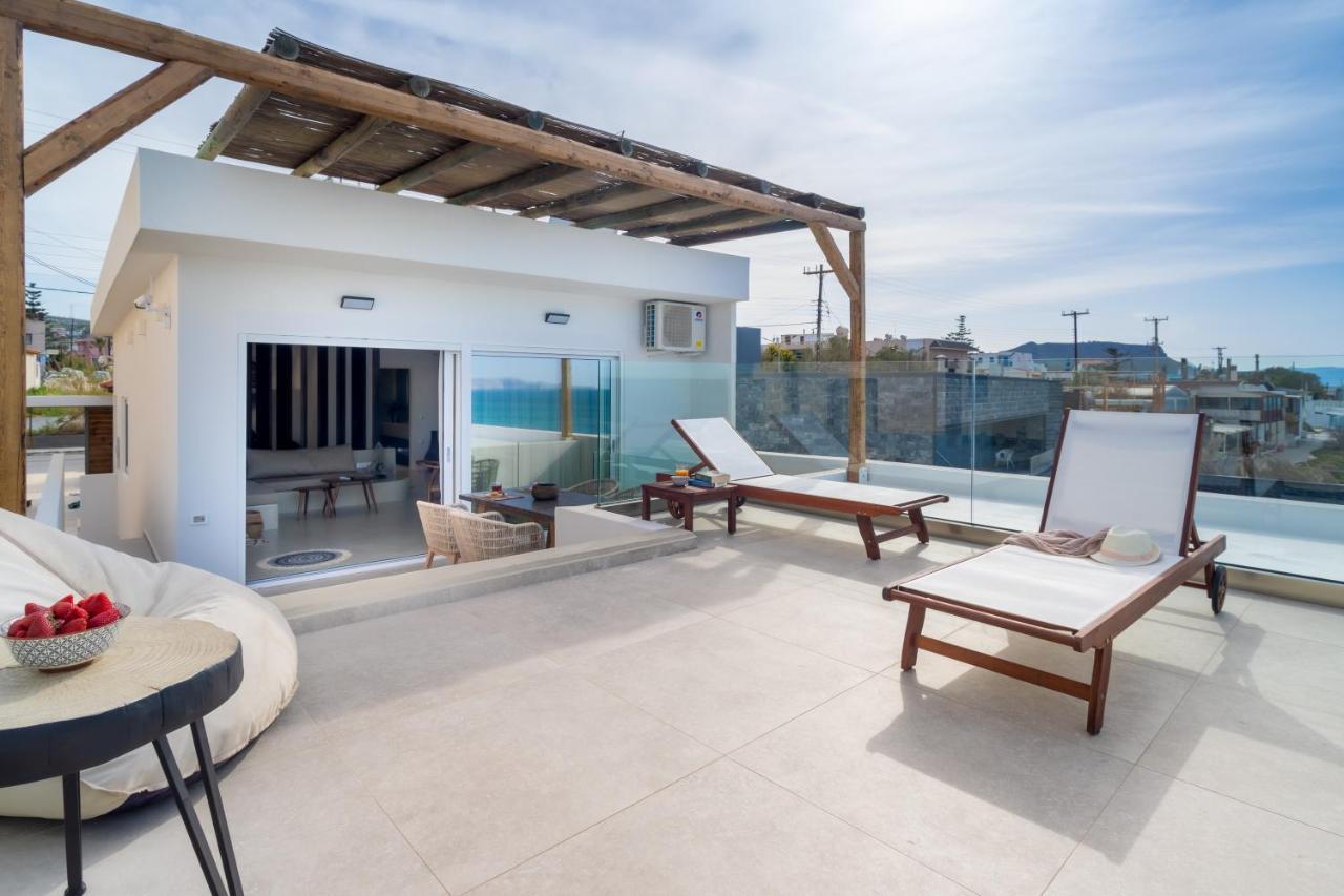 Wave, An Idyllic Seafront Suite By Nirousuites Kokkini Hani Екстериор снимка